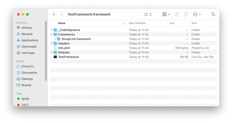 Finalized Framework